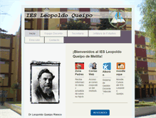 Tablet Screenshot of iesleopoldoqueipo.com